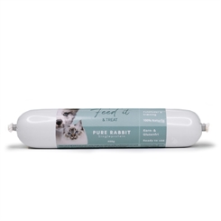 Feedit & Treat Pure Rabbit 400g - Pølse